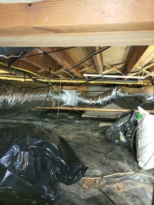 Ducting install completed by VVHS