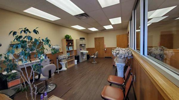 Interior of the salon