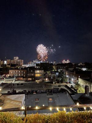 NYE fireworks view