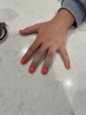 Orange manicure!!!