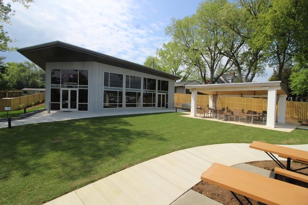 The new CRAB Adaptive Boating Center and pavilion.