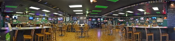 Panoramic of the pub.