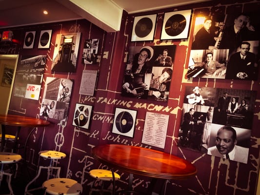 The history of the music industry adorns the walls of The Vault