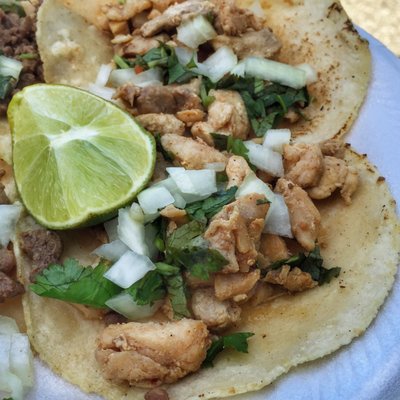 Chicken Tacos: Taqueria Las Delicias (Elon, NC)