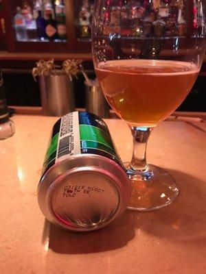 Cincy made Truth IPA-Underneath every cannis a message!   Thanks bartendress Alex for enlightening me!