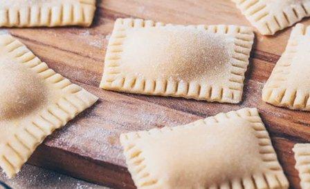 Handmade raviolis at Pasta Sensations