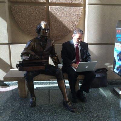 Mark Solomon in Jefferson County Courthouse 2014