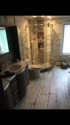 Bath remodel