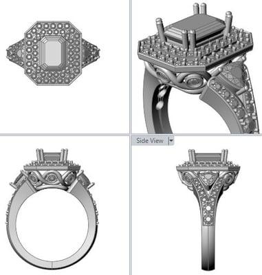 CAD of Custom Ring