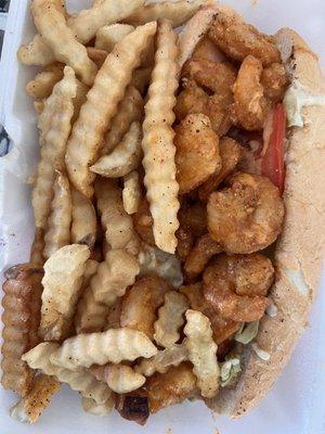 Shrimp Poboy Combo