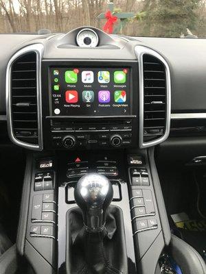 Added CarPlay to my Porsche Cayenne