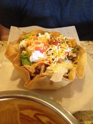 Chicken taco salad.