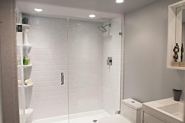 Tub to Shower & Bathroom Remodel