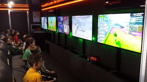 GameTruck Theater Interior