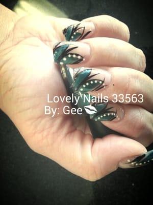 Book your appointments with Gee at Lovely Nails. Contact her at theenailartist@gmail.com