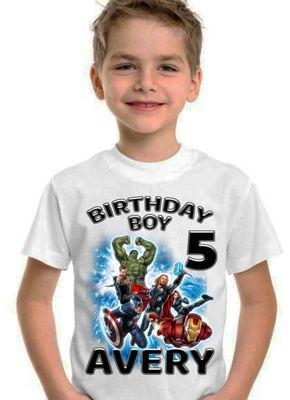 The Avengers Birthday Shirts