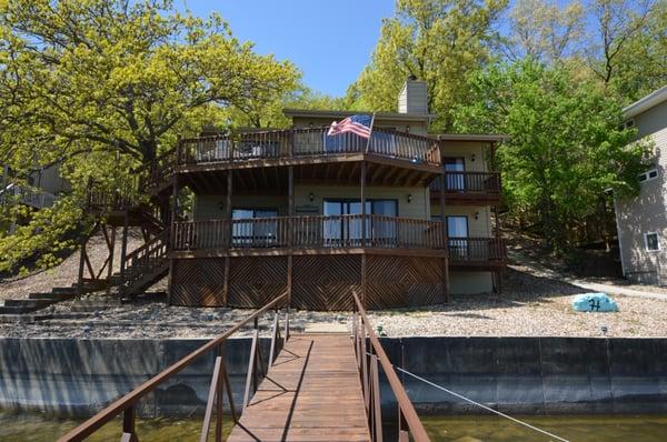 Waterfront home at Lake of the Ozarks,10 MM, Frankie and Louies