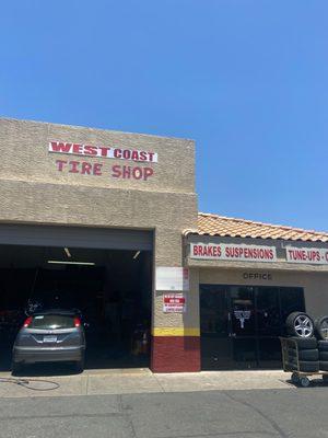 West coast tire shop