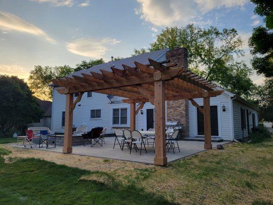 Pergola build