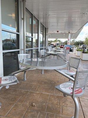 Outdoor seating