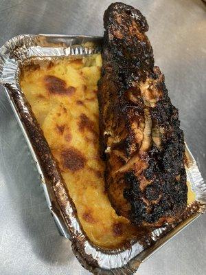 Jerk Mac and Salmon