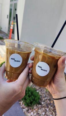 Iced Carajillo and Pistachio Lattes With Oat Milk