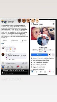 Did you know one of your employees, Rachel Lynn, is openly racist?