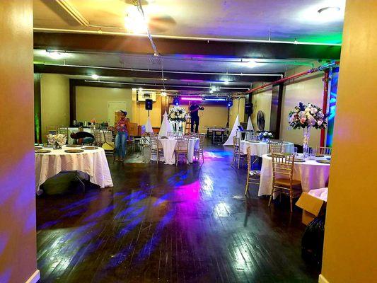 Gigantic room for any imagination! Book your party today!