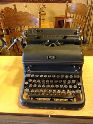 vintage typewriter