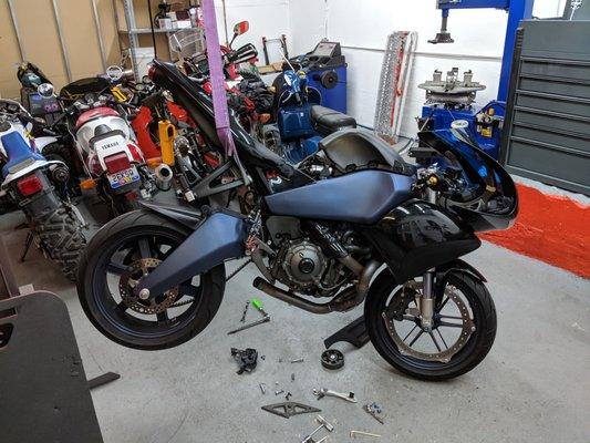 Buell 1125R fuel pump replacement.