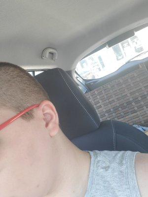 Shaved off my sides so now they are square