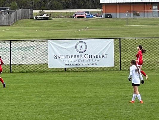 Saunders and Chabert proudly supports our community's school sports teams