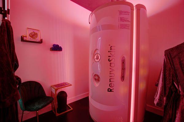 Renuvaskin red light therapy.