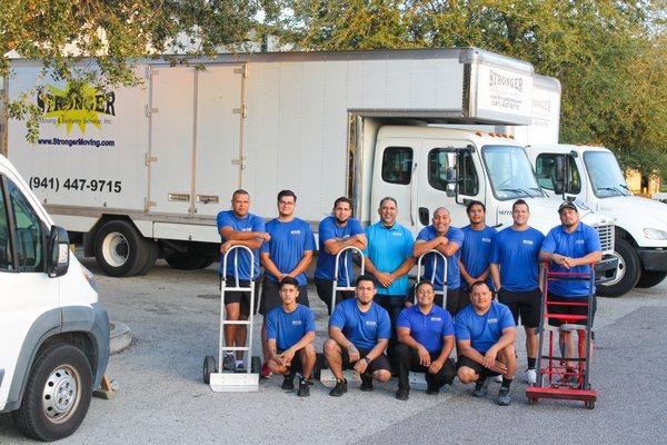 Stronger Moving team of experiences professional movers.