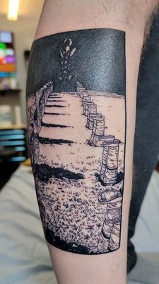 Chainsaw Man tattoo