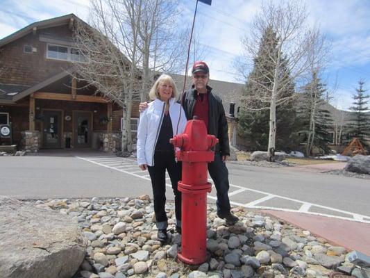 Snow gets deep so fire hydrants have to be high!