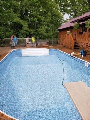 Inground Pool build. We do it all from start to finish.