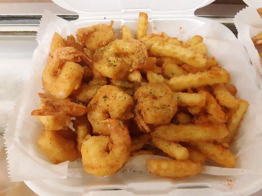 Shrimp and fries done durkeeville style!