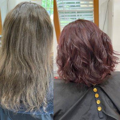 Hair transformation