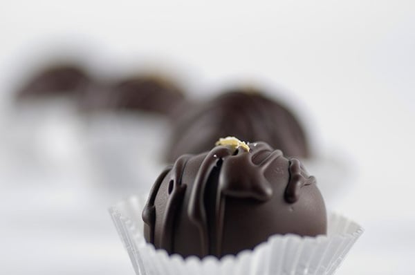 Chocolate 1oz Truffles (orange)