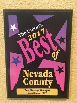 Best of Nevada County 2017.