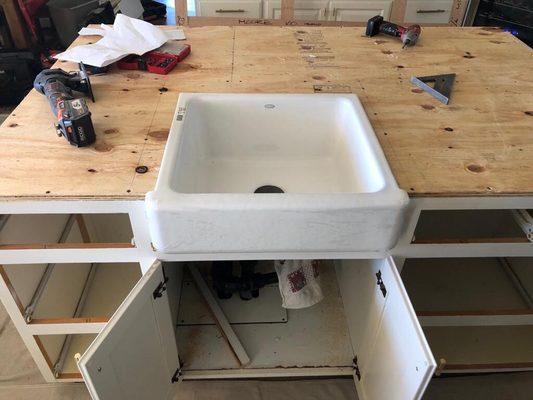 The farmhouse sink