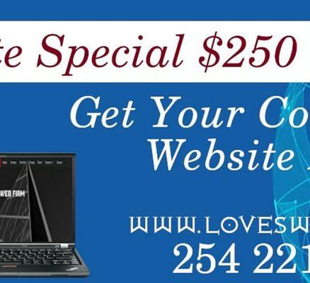 Love's Web Firm July Special (Blue/White)