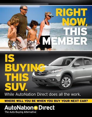 Ad campaign for AutoNation Direct