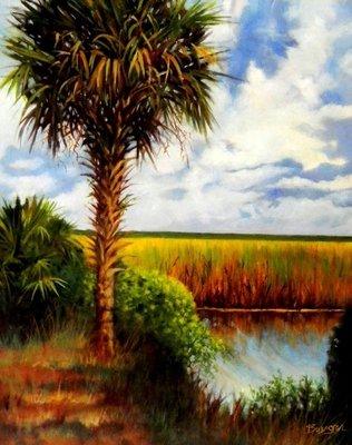 "Everglades"
           20x16 Gallery Wrapped Oil Painting