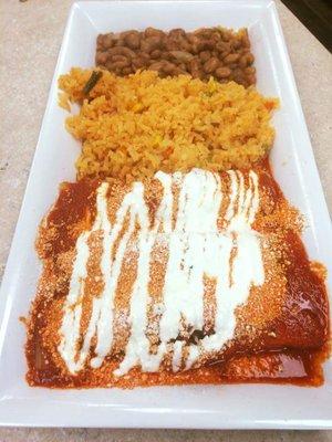 Enchiladas rojas