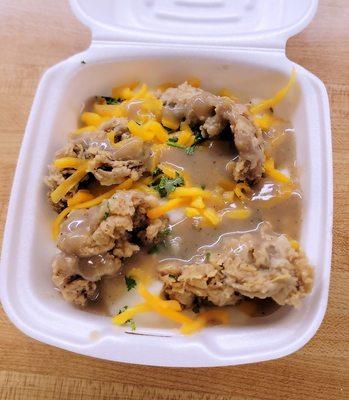 Loaded Chicken Livers or Gizzard Bowls