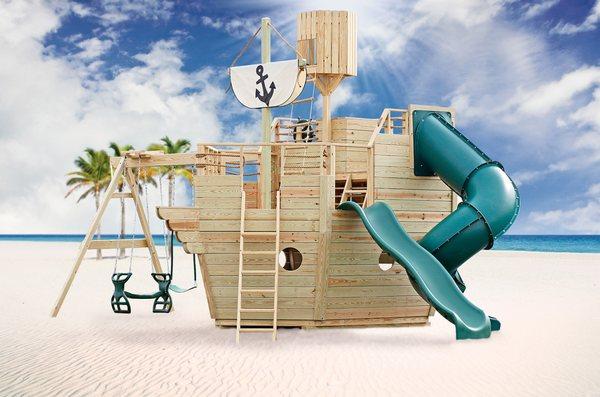 Voyager playset wood