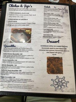 Page 6 menu