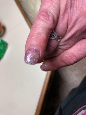 Huge pinky nail